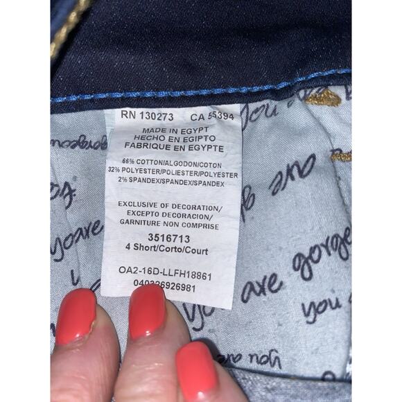 Lee Easy Fit Blue Jeans Womens Size 4 Stretch Comfortable - Picture 5 of 6